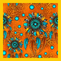Western Dreamcatchers Seamless Pattern Premium Hoodie | Teevron