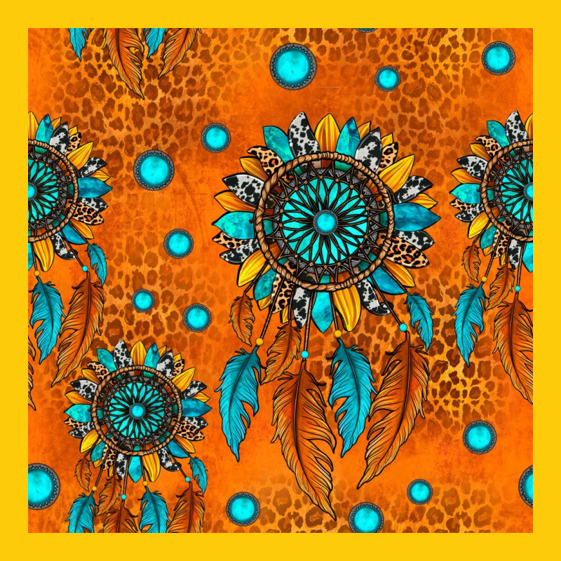 Western Dreamcatchers Seamless Pattern Premium Hoodie by HRA Design Shop | Teevron