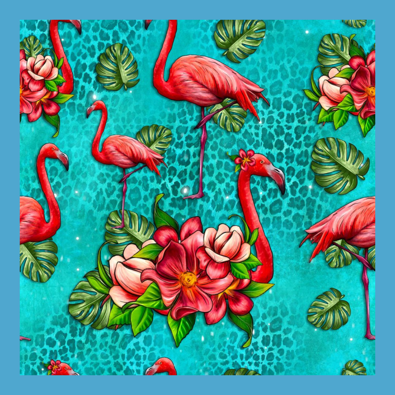 Flamingo Seamless Pattern Premium Hoodie by HRA Design Shop | Teevron