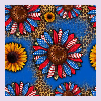 Usa Sunflowers Seamless Pattern Premium Hoodie | Teevron