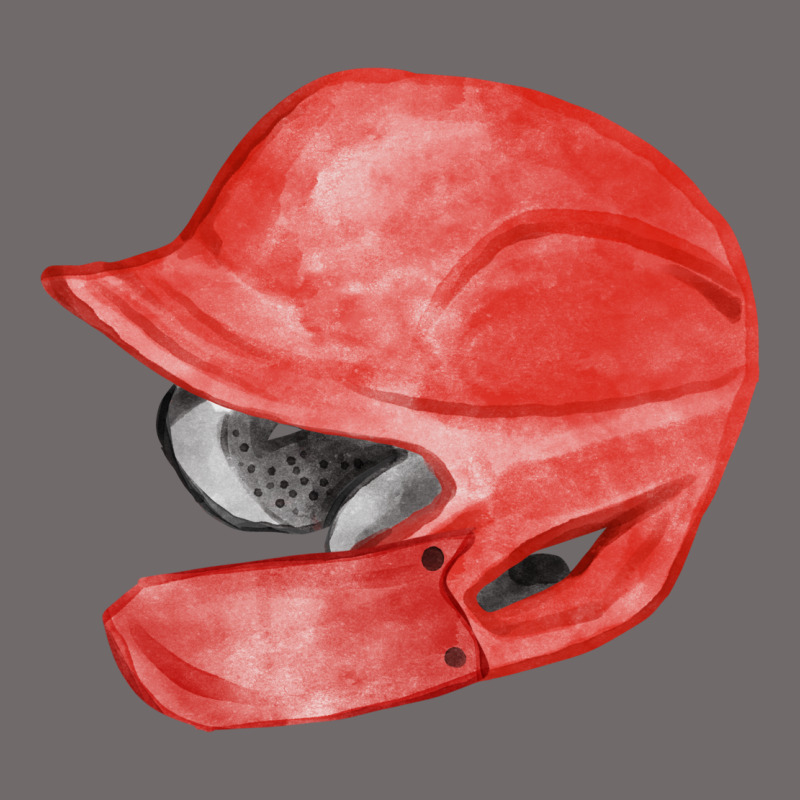 Red Baseball Batting Helmet Fa Element Urban Hoodie by FaDigitalArtStudio | Teevron