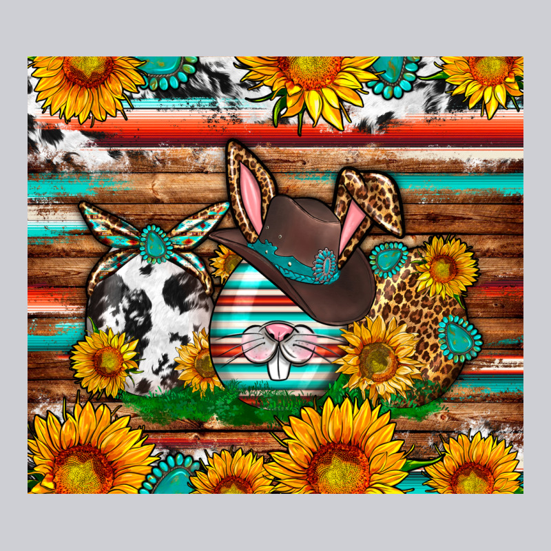 Easter Eggs Sunflower Gemstone Tumbler Easter Day Urban Hoodie by Neo Western | Teevron