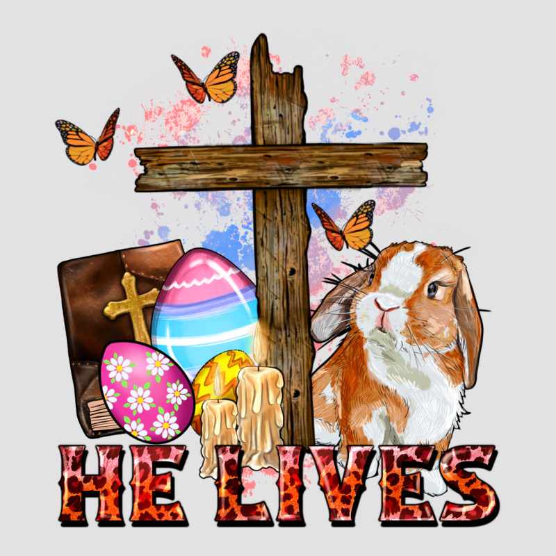 He Lives Easter Day Premium Hoodie by CowGirlArtShop | Teevron