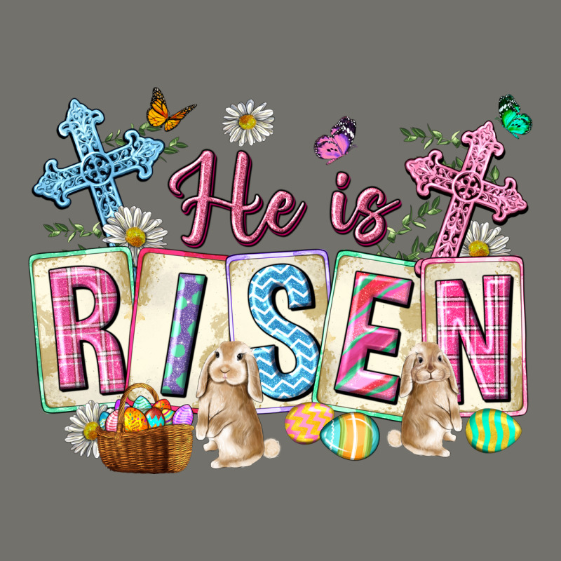 He Is Risen Easter With Flowers Premium Hoodie by Neo Western | Teevron