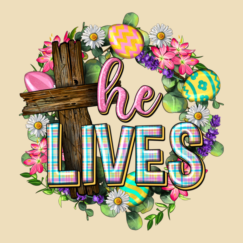 He Lives Easter With Flowers Premium Hoodie by Neo Western | Teevron