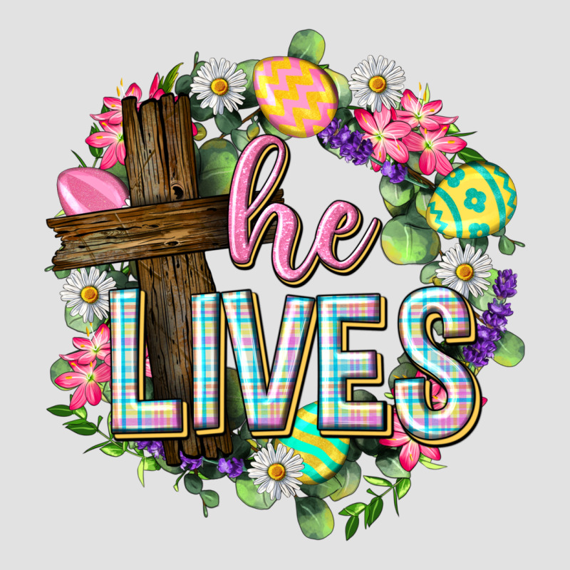 He Lives Easter With Flowers Premium Hoodie by Neo Western | Teevron