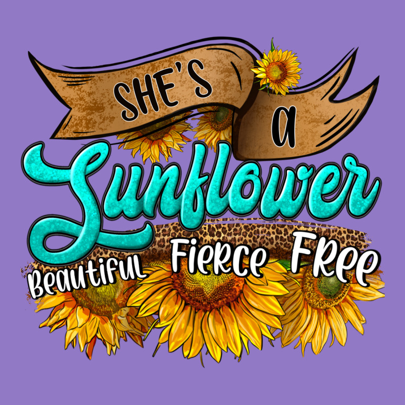 She's A Sunflower Beautiful Fierce Free Urban Hoodie by HRA Design Shop | Teevron
