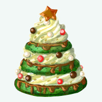 White Christmas Cookie Cake Premium Hoodie | Teevron