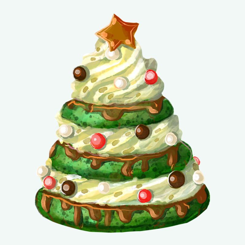 White Christmas Cookie Cake Premium Hoodie by FaDigitalArtStudio | Teevron