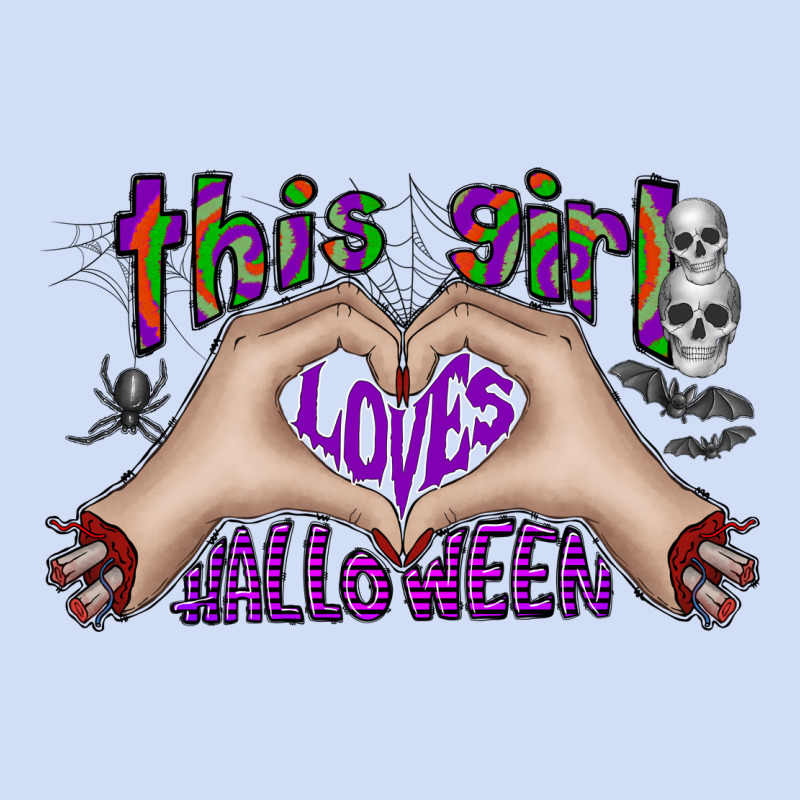 This Girl Loves Halloween Urban Hoodie by CowhideDigitalArt | Teevron
