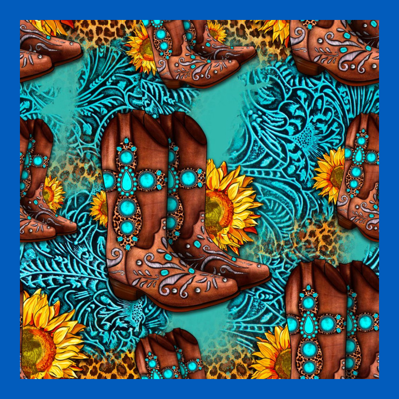 Western Boots Seamless Pattern Urban Hoodie by HRA Design Shop | Teevron