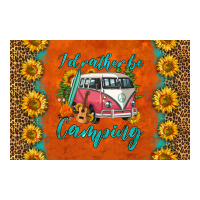 i'd rather be camping skinny metal can holder | Teevron