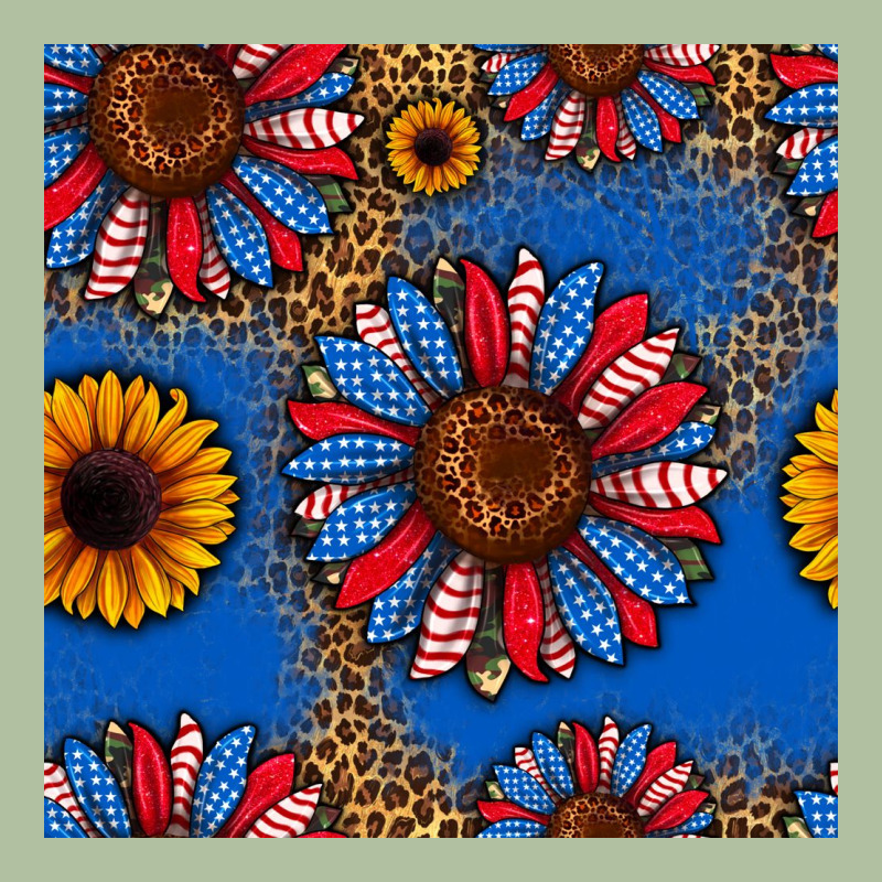 Usa Sunflowers Seamless Pattern Urban Hoodie by HRA Design Shop | Teevron