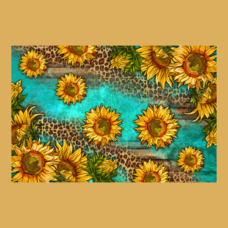 Western Sunflowers Skinny Metal Can Holder Premium Hoodie by HRA Design Shop | Teevron