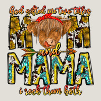 God Gifted Me Two Titles And Mama I Rock Them Both Heavy Core Tee | Teevron