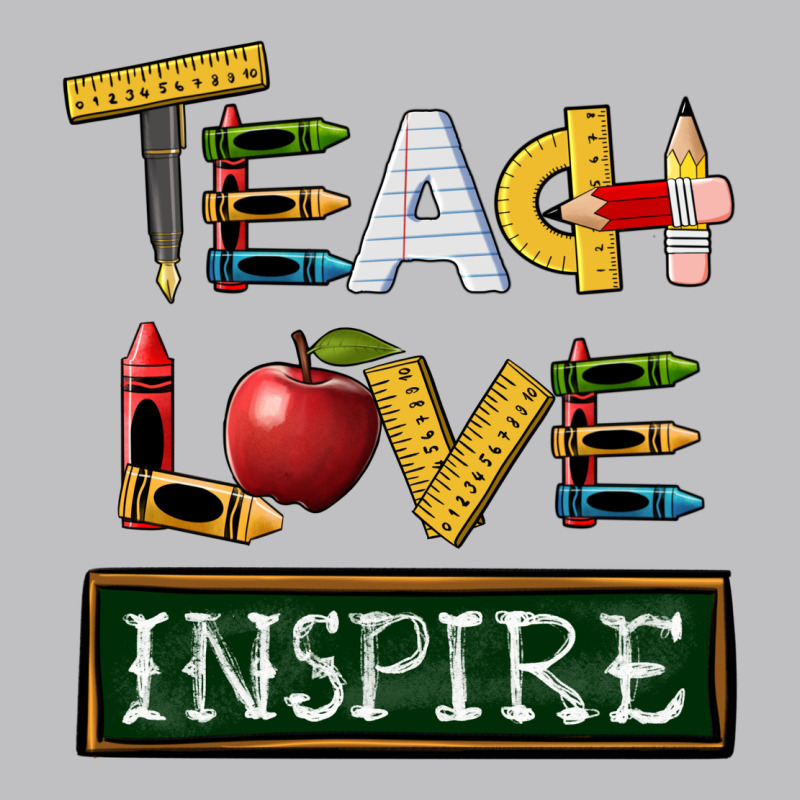 Teach Love Inspire Long Sleeve Tee by BarkalooDesign | Teevron