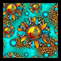 Western Sunset Sunflowers Seamless Pattern Urban Hoodie | Teevron