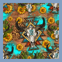 Aztec Bull Skull Seamless Pattern Urban Hoodie | Teevron