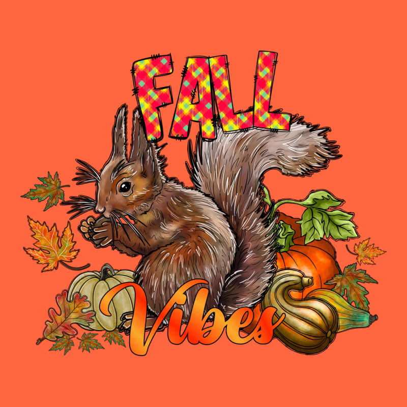 Fall Vibes Squirrel Premium Hoodie by CowhideDigitalArt | Teevron
