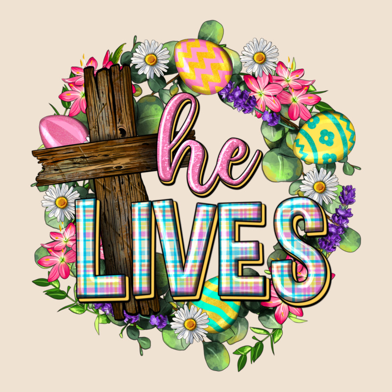 He Lives Easter With Flowers Urban Hoodie by Neo Western | Teevron