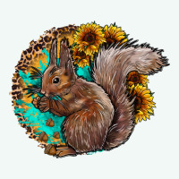 Western Squirrel With Sunflowers Premium Hoodie | Teevron
