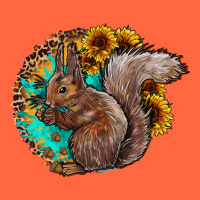 Western Squirrel With Sunflowers Premium Hoodie | Teevron