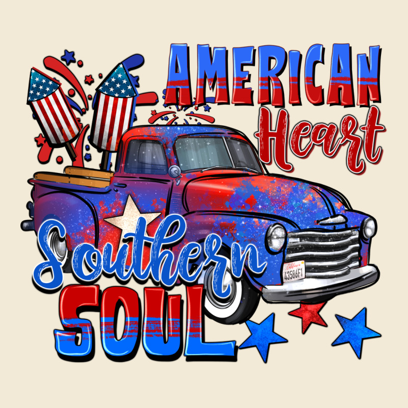 American Heart Southern Soul Truck 4th Of July Premium Hoodie by CowGirlArtShop | Teevron