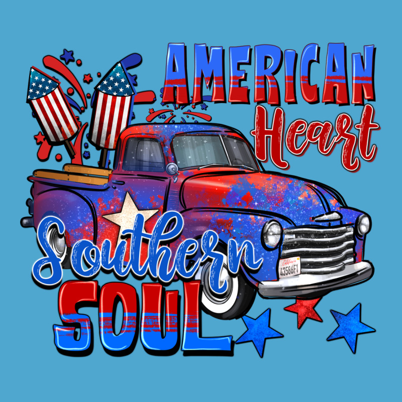 American Heart Southern Soul Truck 4th Of July Premium Hoodie by CowGirlArtShop | Teevron