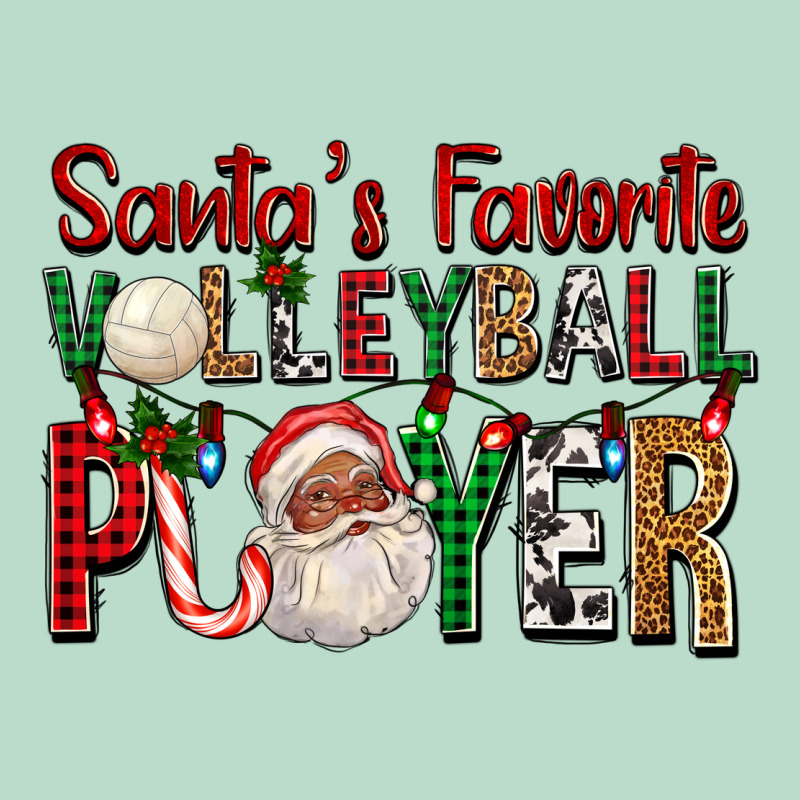 Afro Santa's Favorite Volleyball Player For Christ Premium Hoodie by FaDigitalArtStudio | Teevron