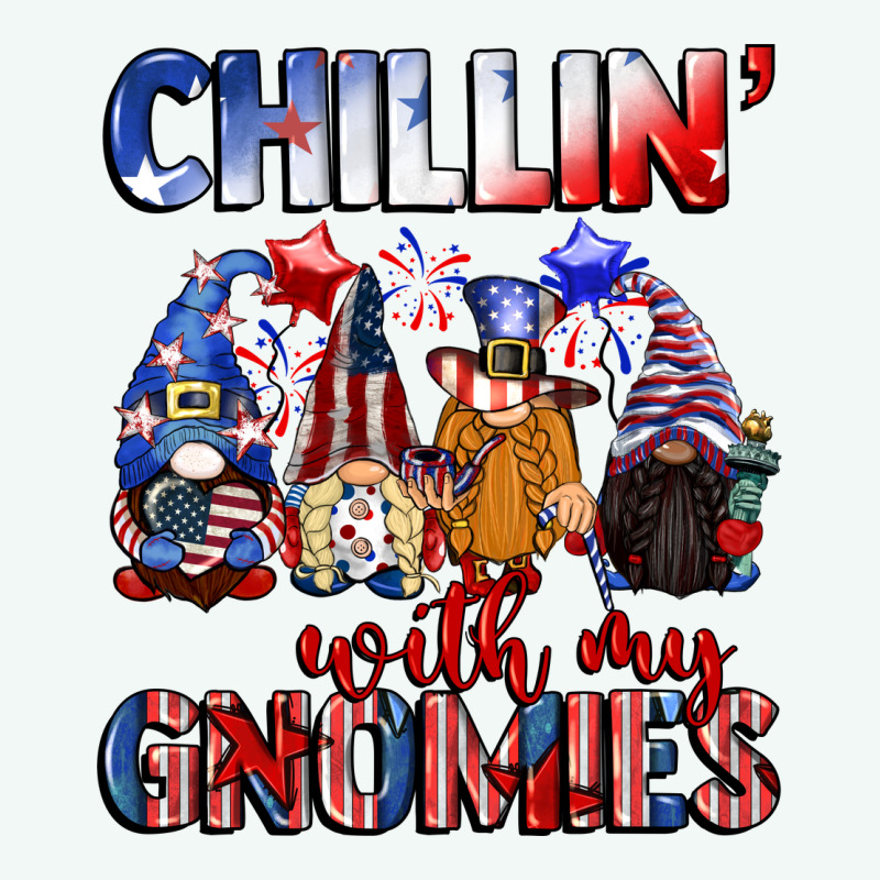 Chillin' With My Gnomies 4th Of July Premium Hoodie by CowGirlArtShop | Teevron