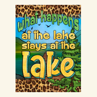 What Happens At The Lake Stays At The Lake Air Freshener Premium Hoodie | Teevron