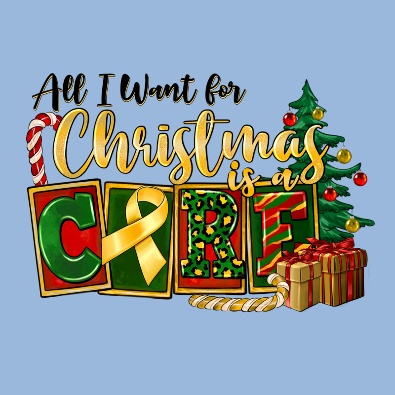 All I Want For Christmas Is Cure Childhood Cancer Premium Hoodie by FaDigitalArtStudio | Teevron
