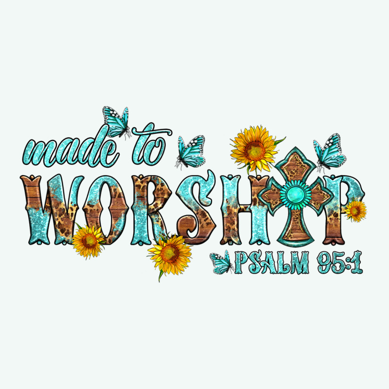 Made To Worship With Sunflowers Premium Hoodie by HRA Design Shop | Teevron