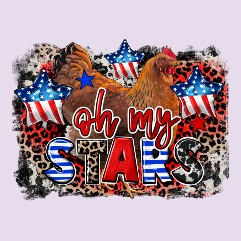 Oh My Stars Chicken 4th Of July Premium Hoodie by CowGirlArtShop | Teevron