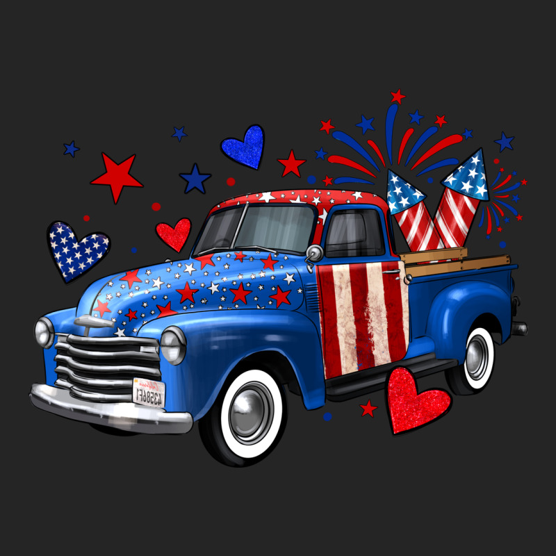4th Of July American Flag Truck Premium Hoodie by Neo Western | Teevron