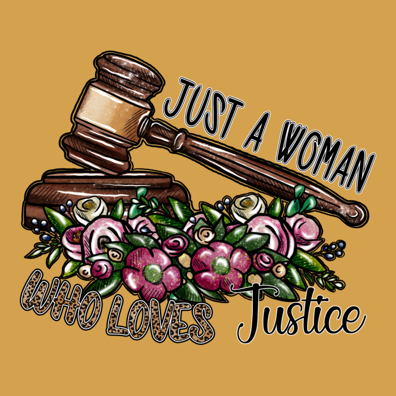Just A Woman Who Loves Justice Urban Hoodie by SublimationCraftShop | Teevron
