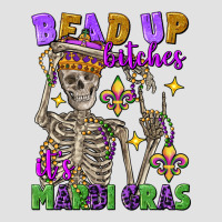 Bead Up Bitches It's Mardi Gras Skeleton Premium Hoodie | Teevron