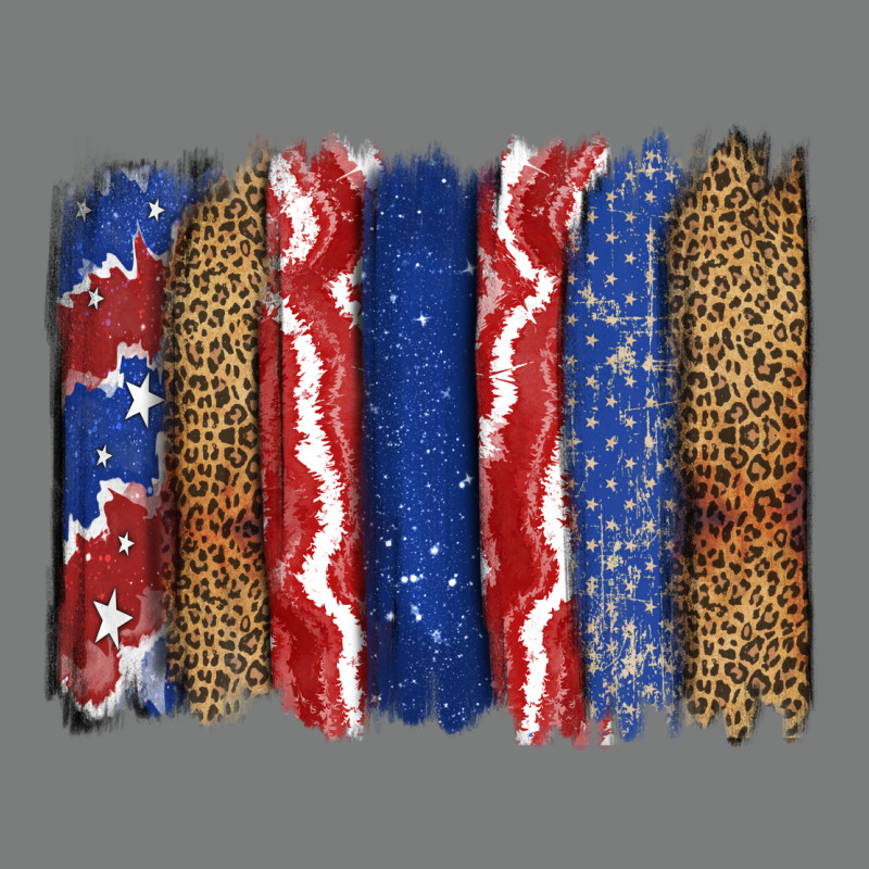 4th Of July Brushstroke Premium Hoodie by CowGirlArtShop | Teevron