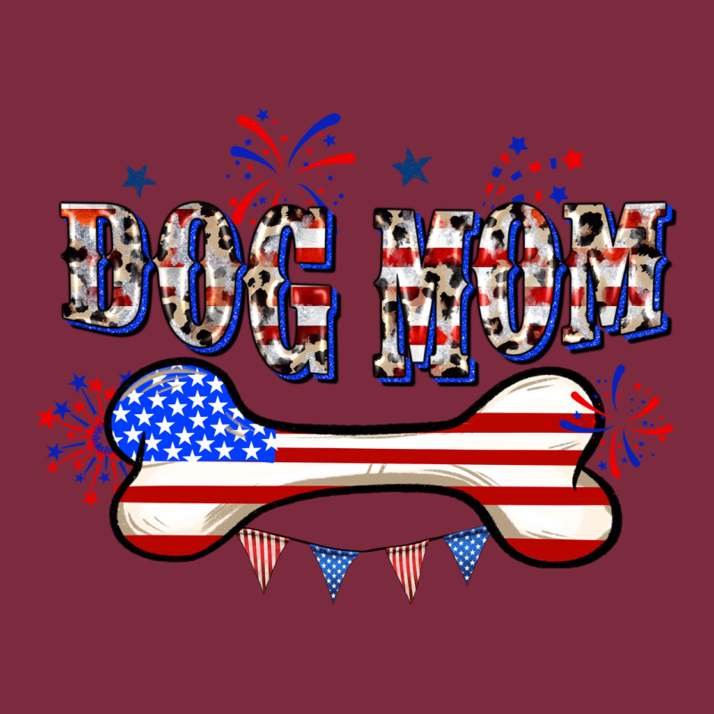 4th Of July Dog Mom Premium Hoodie by CowGirlArtShop | Teevron
