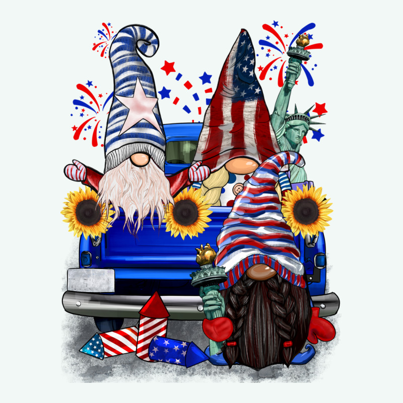 4th Of July Gnomes Truck Premium Hoodie by CowGirlArtShop | Teevron