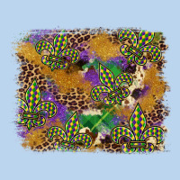 Mardi Gras Plaid Purple Glitter Cowhide  Leopard Classic Tee | Teevron