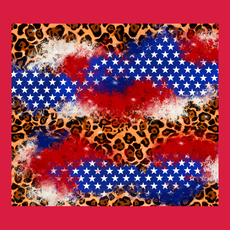 4th Of July Usa Flag Leopard 20oz Tumbler Premium Hoodie by Neo Western | Teevron