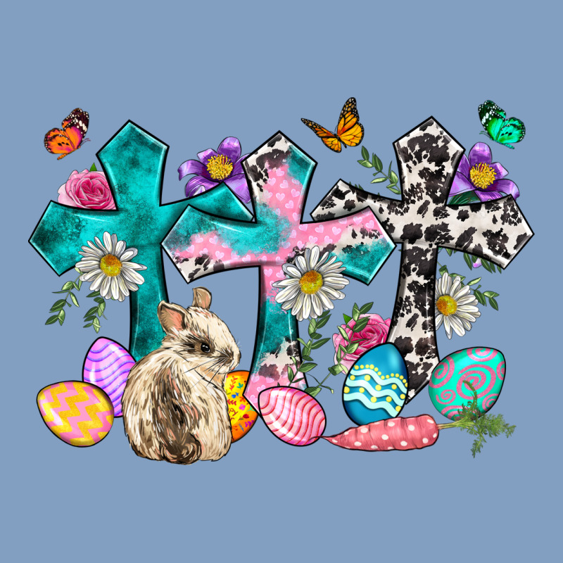 Western Rabbit With Cross And Flowers Urban Hoodie by Neo Western | Teevron