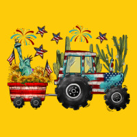 4th Of July Tractor Premium Hoodie | Teevron