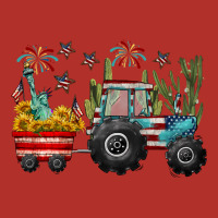 4th Of July Tractor Premium Hoodie | Teevron