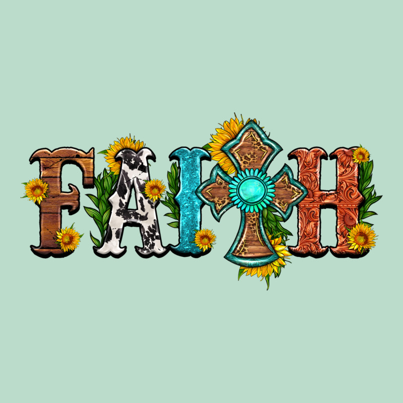Faith With Cross And Sunflower Premium Hoodie by HRA Design Shop | Teevron