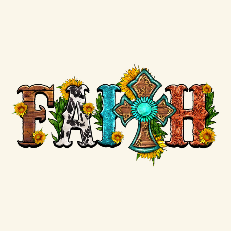 Faith With Cross And Sunflower Premium Hoodie by HRA Design Shop | Teevron