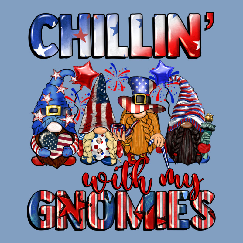 Chillin' With My Gnomies 4th Of July Urban Hoodie by CowGirlArtShop | Teevron