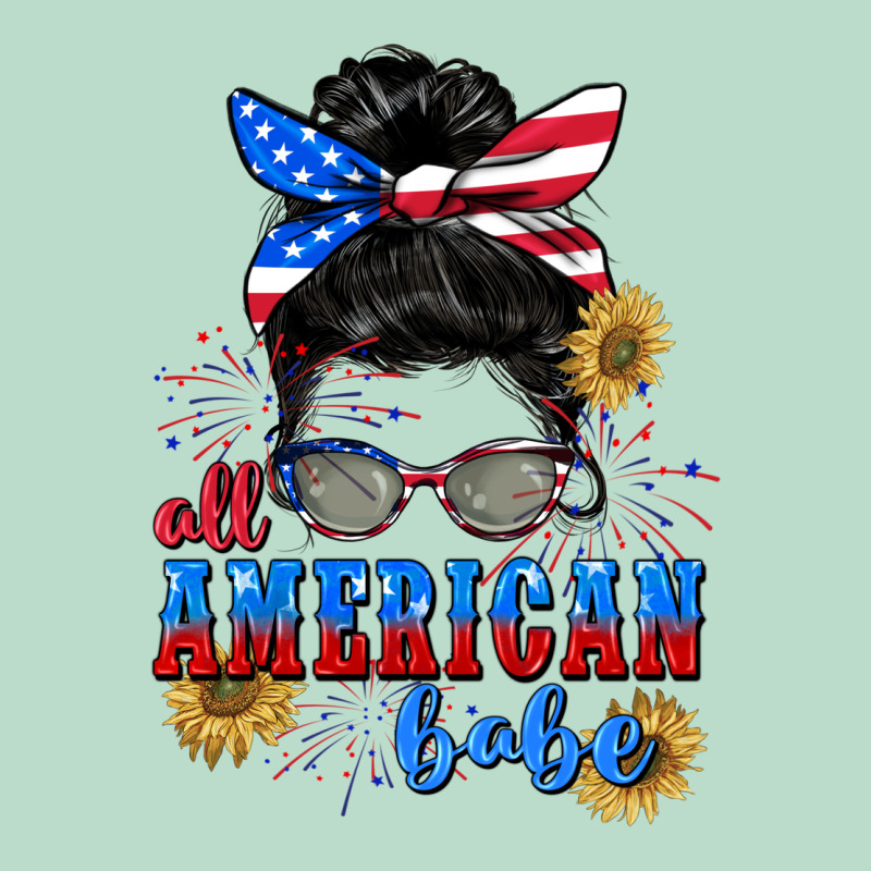 All American Babe 4th Of July Premium Hoodie by CowGirlArtShop | Teevron