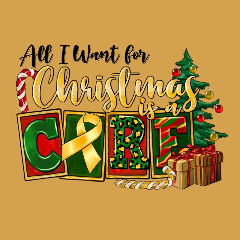 All I Want For Christmas Is Cure Childhood Cancer Urban Hoodie by FaDigitalArtStudio | Teevron